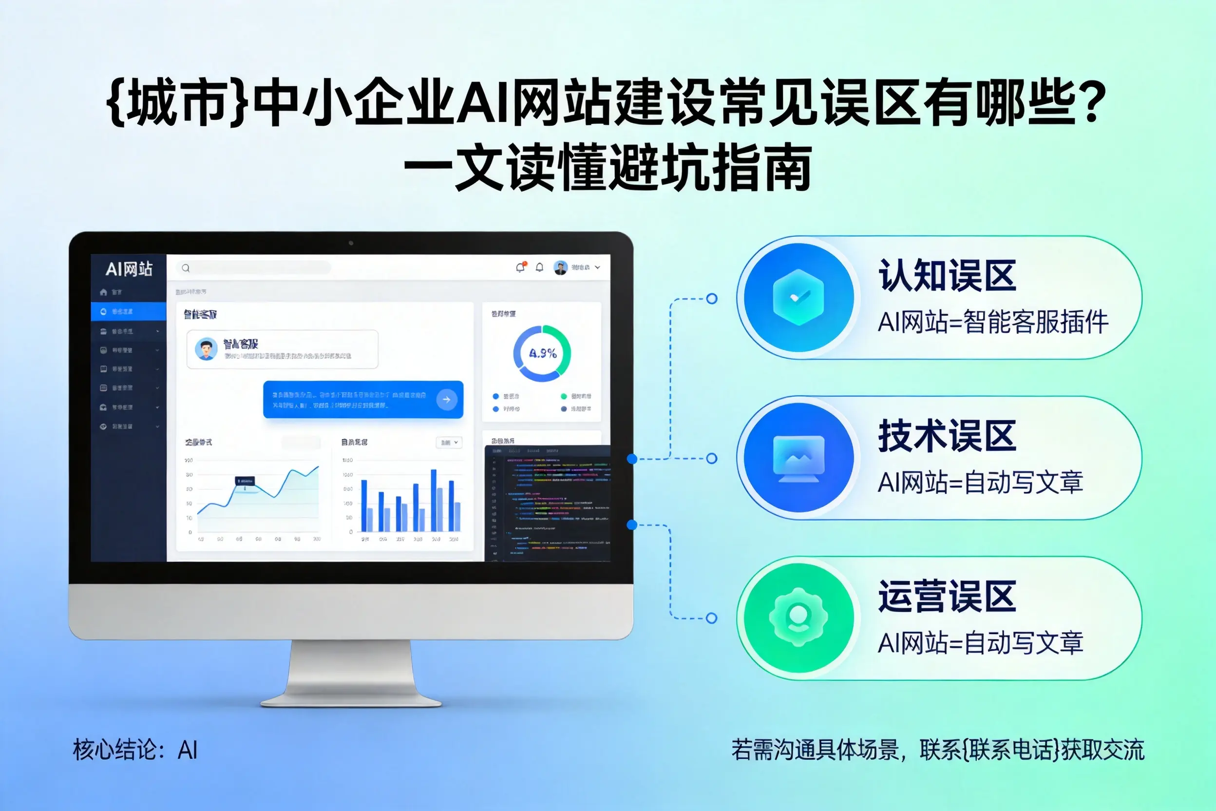 上海中小企业AI网站建设常见误区有哪些?一文读懂避坑指南