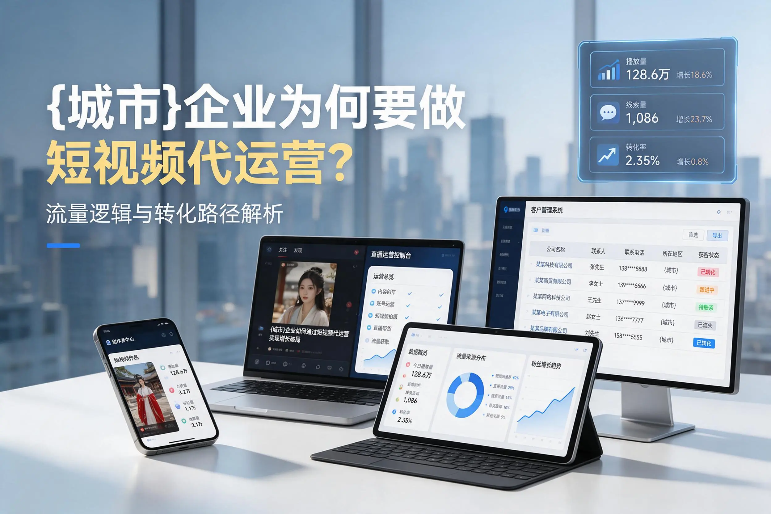 上海企业为何要做短视频代运营？流量逻辑与转化路径解析