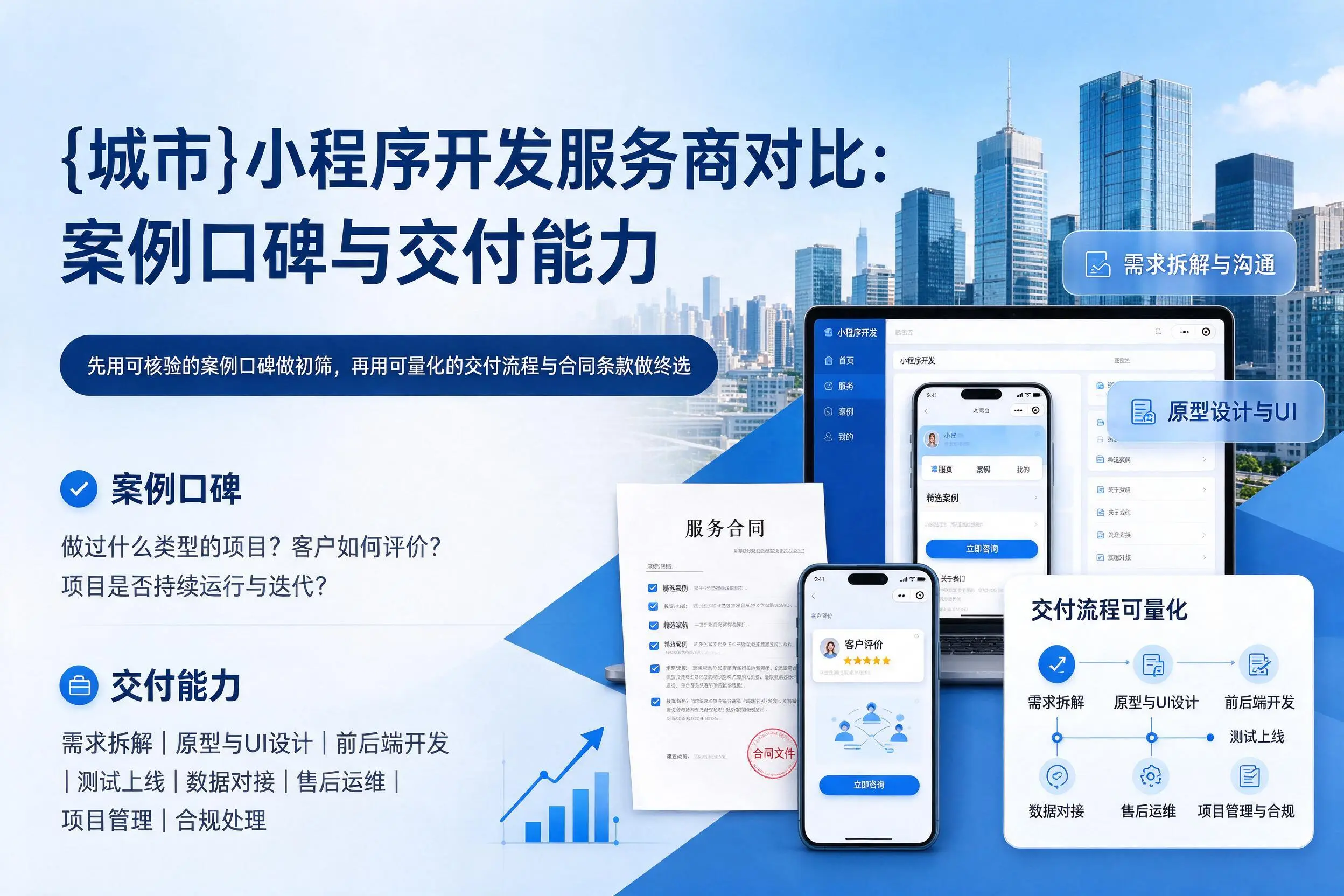 上海小程序开发服务商对比:案例口碑与交付能力