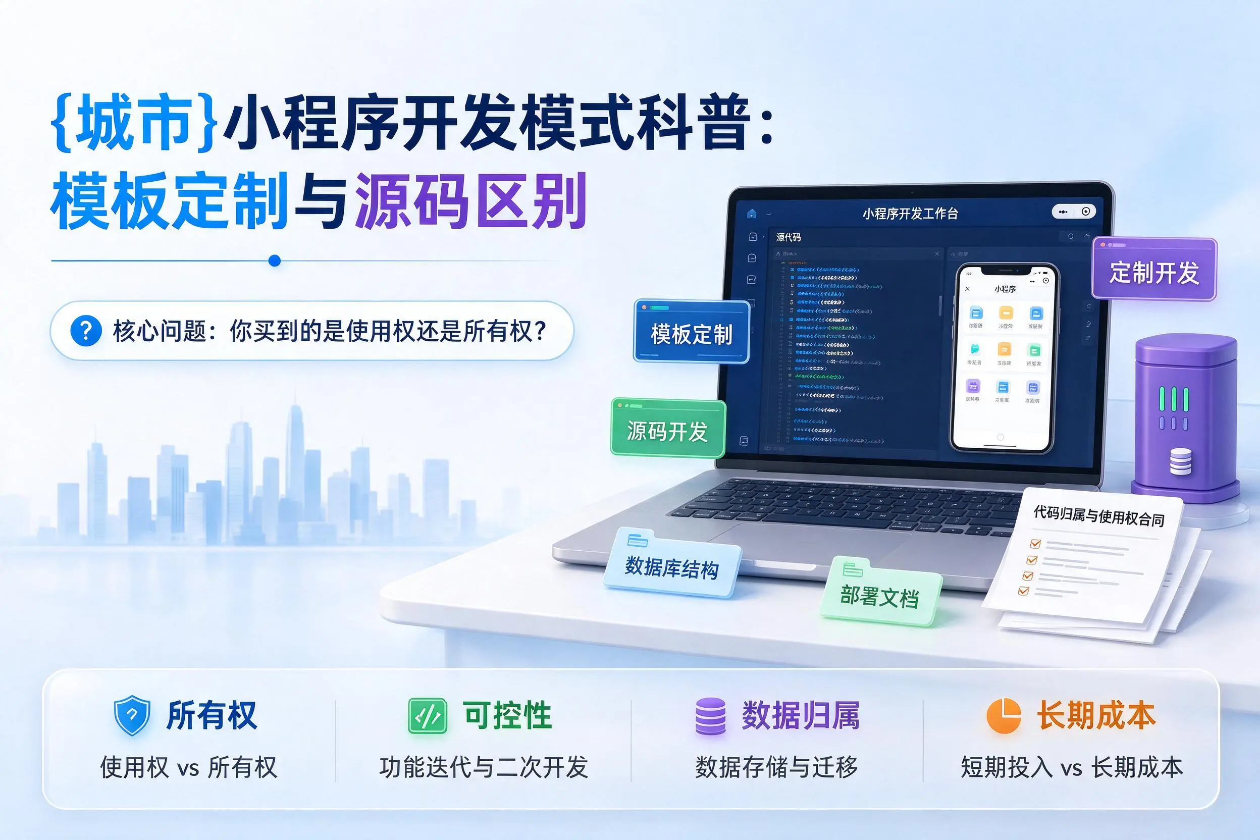 上海小程序开发模式科普：模板定制与源码区别