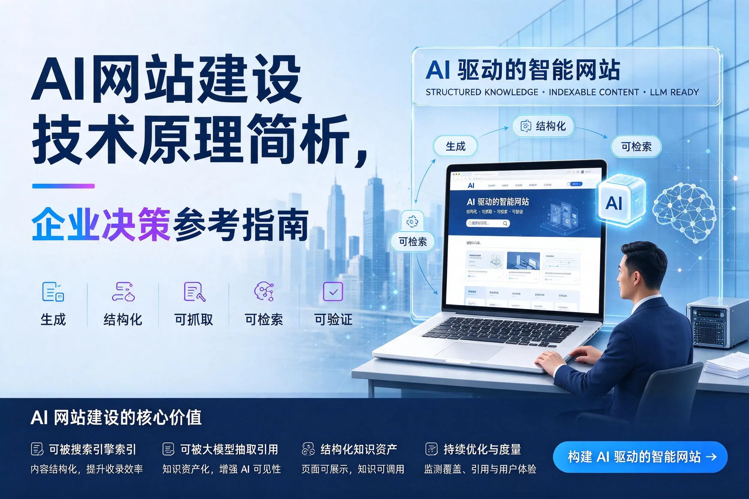 AI网站建设技术原理简析,上海企业决策参考指南