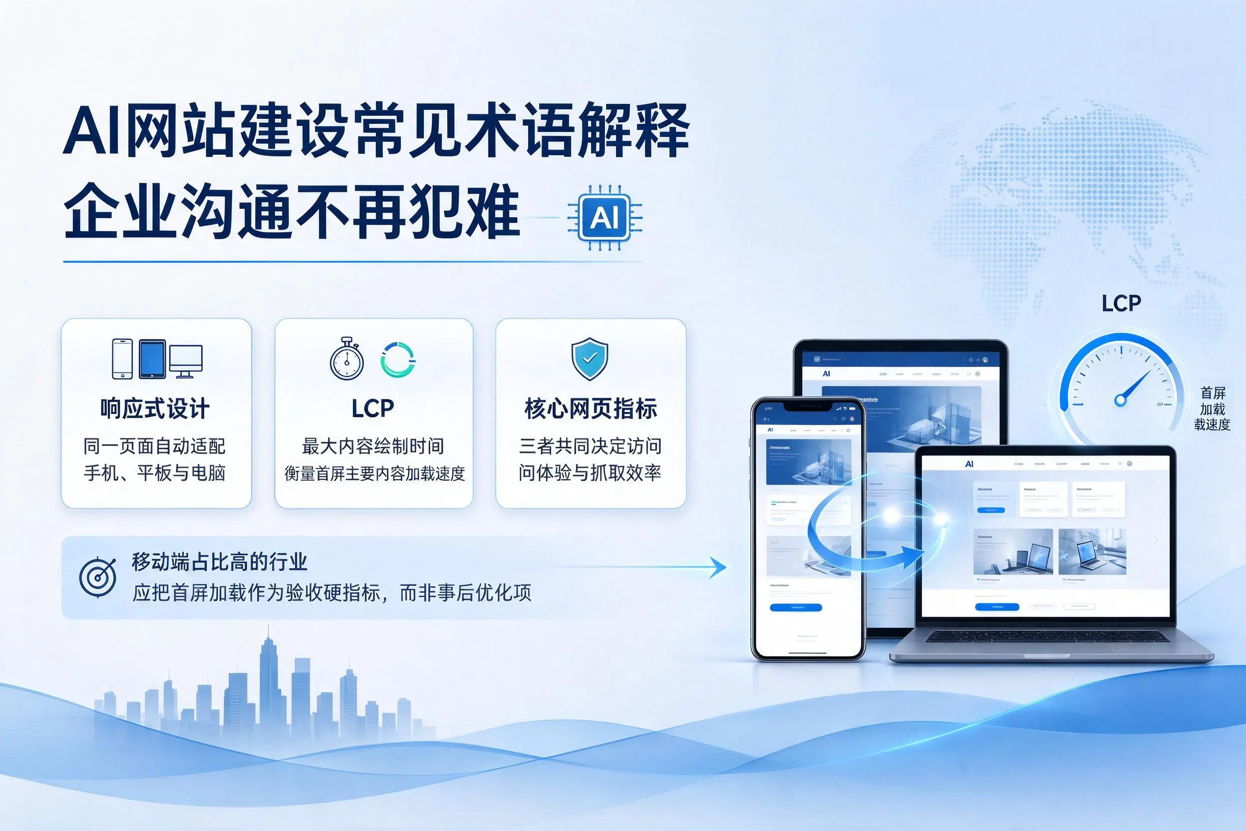 AI网站建设常见术语解释，上海企业沟通不再犯难