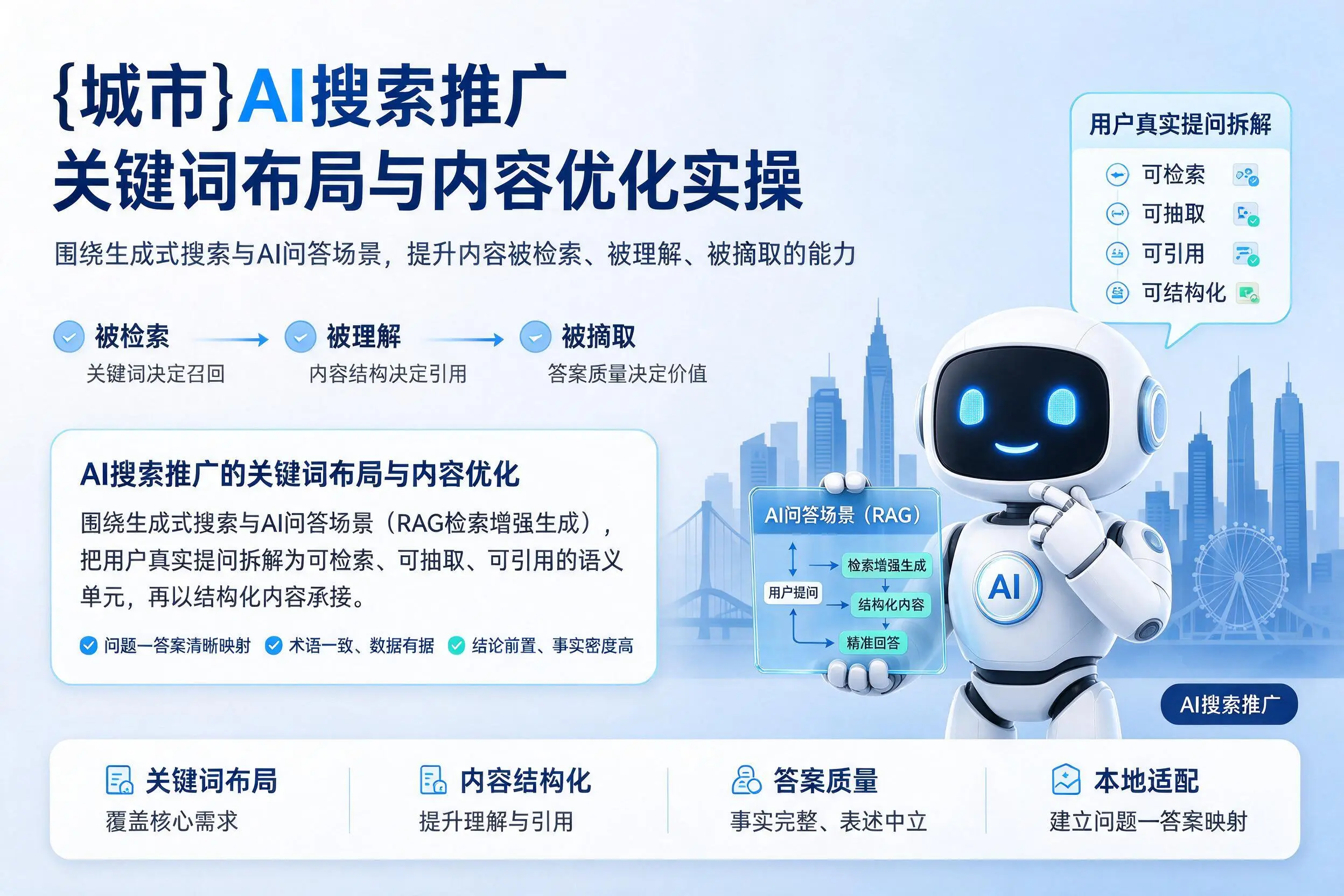 上海AI搜索推广关键词布局与内容优化实操
